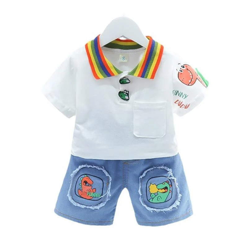 

New Summer Baby Clothes Suit Children Boys Clothing Infant Girls Casual T-Shirt Shorts 2Pcs/Sets Toddler Costume Kids Tracksuits