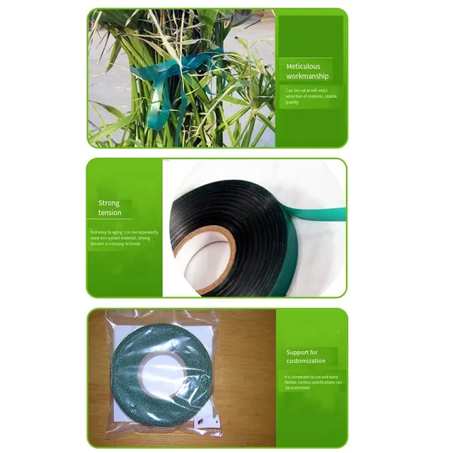 2 Darab Háztartási Fa Nyakkendő Hevederek Pvc Trimmable Garden Branch Binding Banding Bands Kertész Rögzítő Szerszám Kiegészítők - Image 5