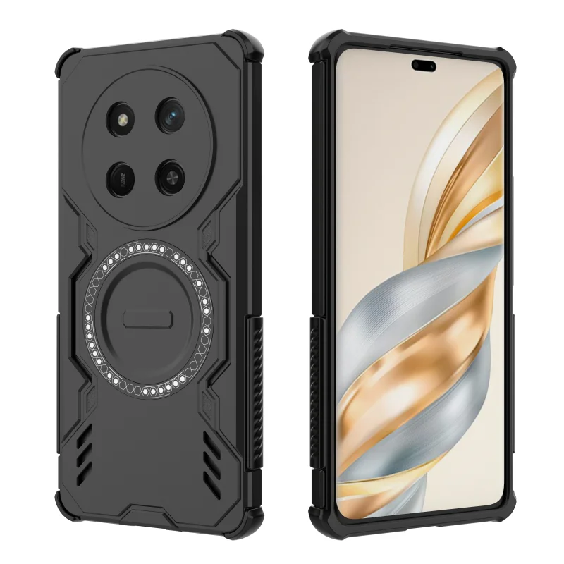Shockproof Armor Protection Phone Case with Car Magnetic Holder