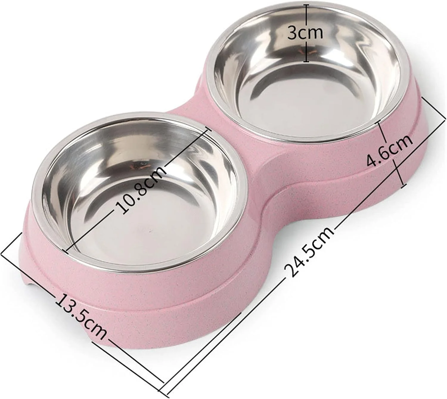 Sd0e4f44c38974c73b3e37096197f3409n.png Double Pet Bowls Dog Food Water Feeder Stainless Steel Pet Drinking Dish Feeder Cat Puppy Feeding Supplies Small Dog Accessories