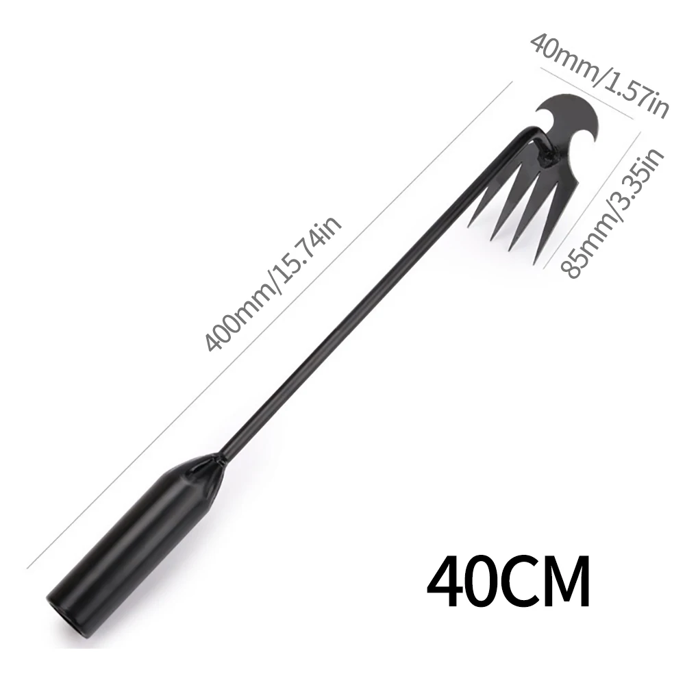 Weeding Artifact Uprooting Weeding Tool Steel Weed Puller Dual Purpose Hand Remover for Garden Yard Farm Weed Removal