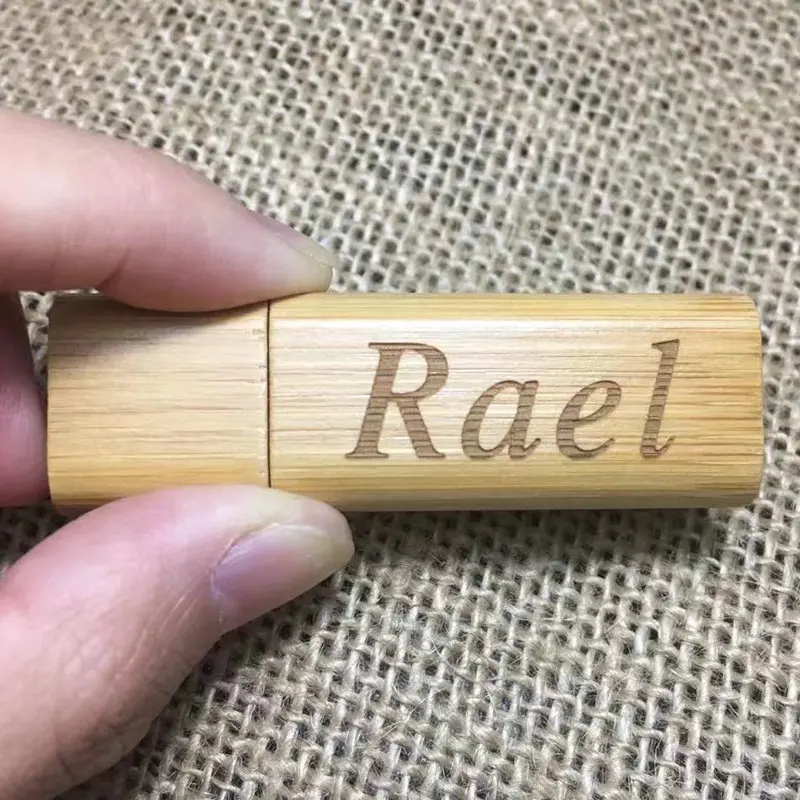 USB Flash Drive 8GB 16GB 32GB 64GB Creativity Round Wooden for Photography/Wedding Gift