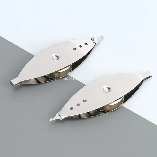 1 Pcs Metal Tatting Shuttle Hand Lace Making Craft Tool for Lace Making Metal Tatting Shuttle Knitting Weaving Tools Sewing Tool 2