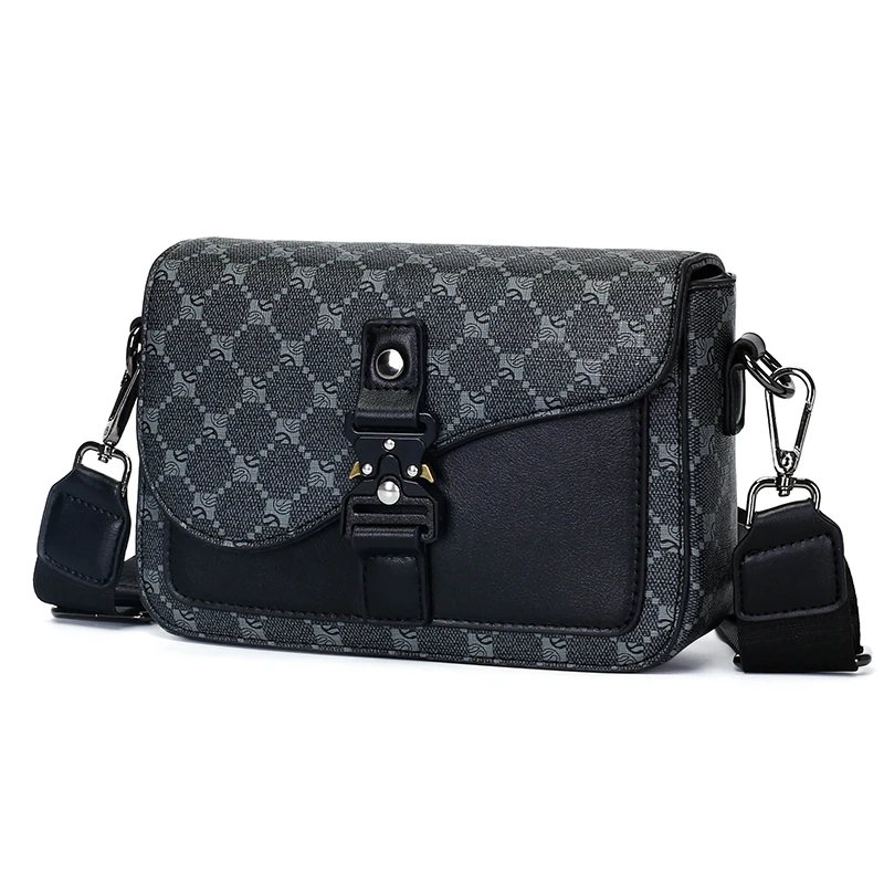 High-End Men’s PU Leather Crossbody Sling Bag