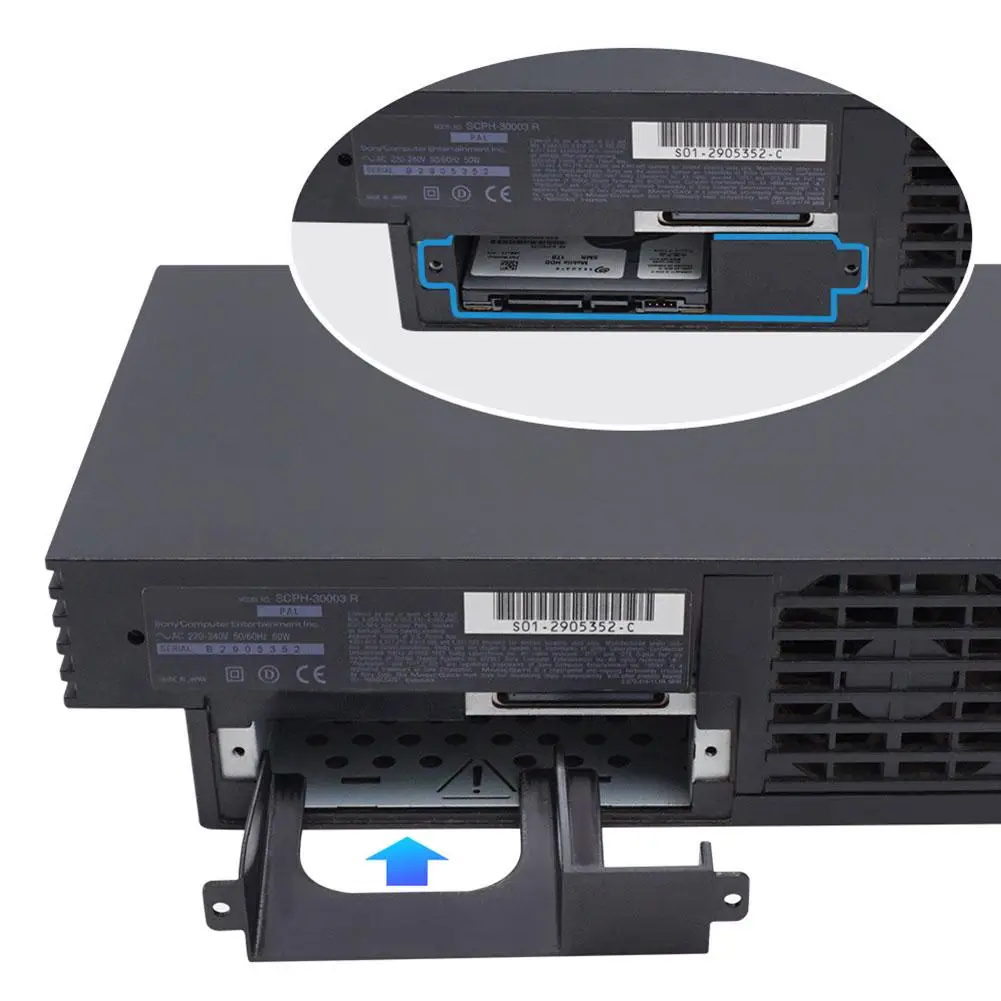 1/2Pcs 2.5인치 하드 드라이브 브래킷 HDD SSD 3D 프린팅 브래킷 플레이스테이션 2 SCPH-3000 및 SCPH-50000 콘솔에 적합