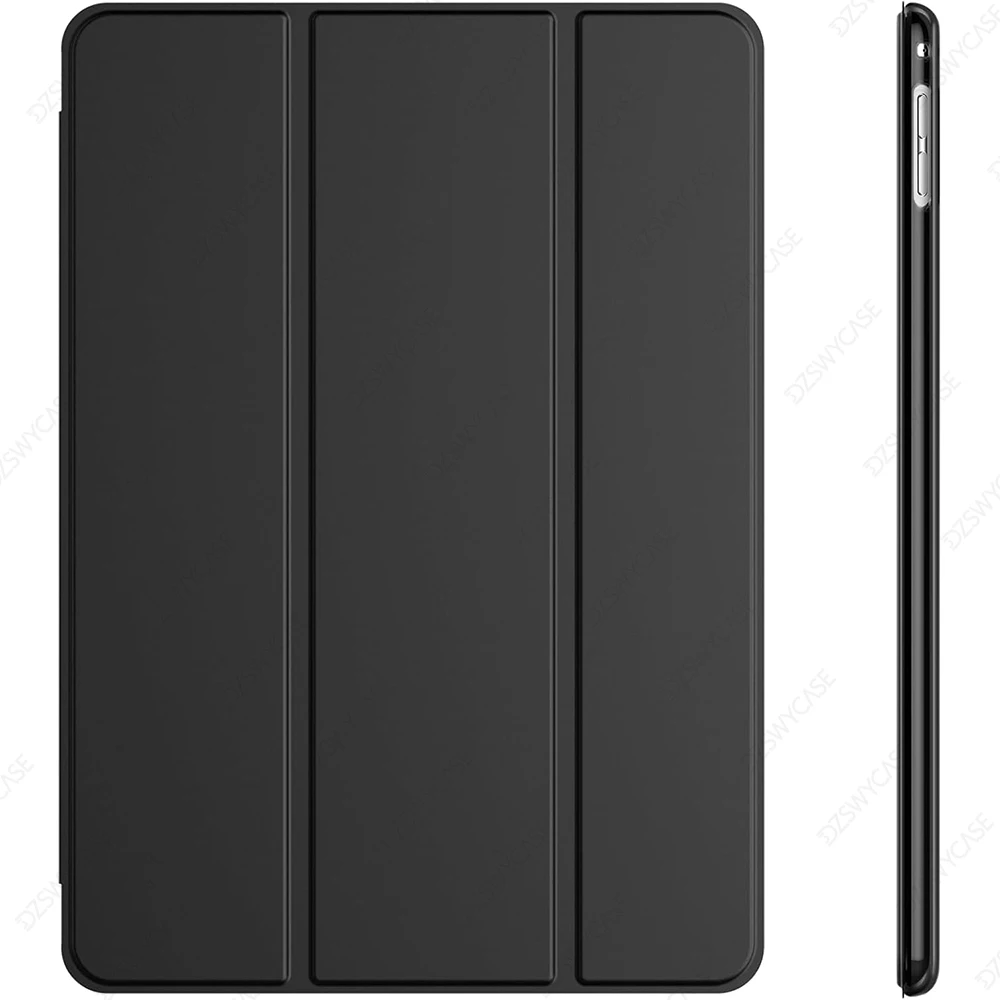 Universal 9.7-Inch Tablet Case with Trifold Stand, Translucent Back, and Auto Sleep/Wake Function