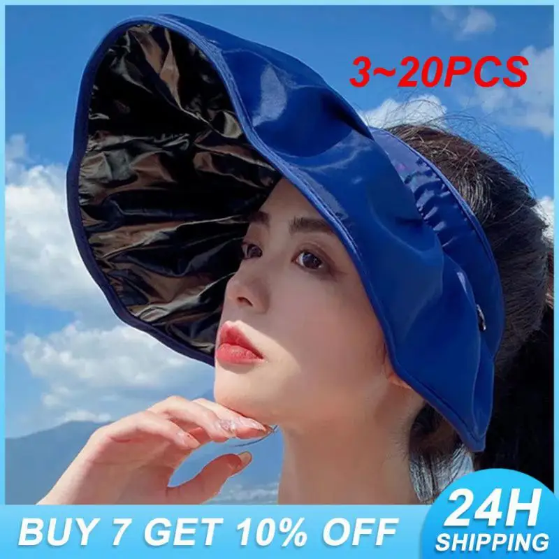 

3~20PCS Beach Hats For Women Outdoor Beach Fashion Sunshade Headband Fisherman Hat Summer Sun Beach Hats Visors