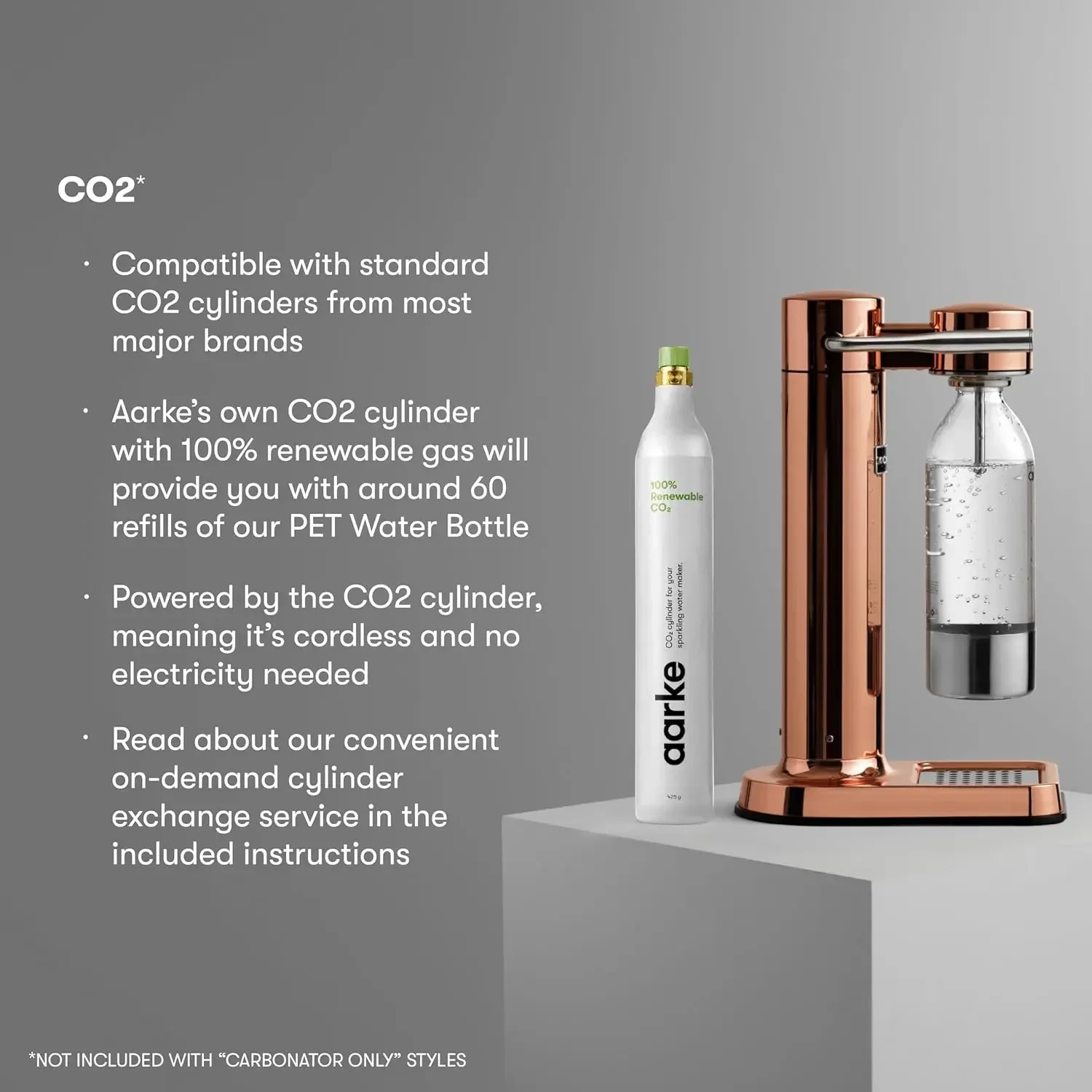 III Premium Carbonator/Sparkling & Seltzer Water Maker with PET Bottle (Copper) 4
