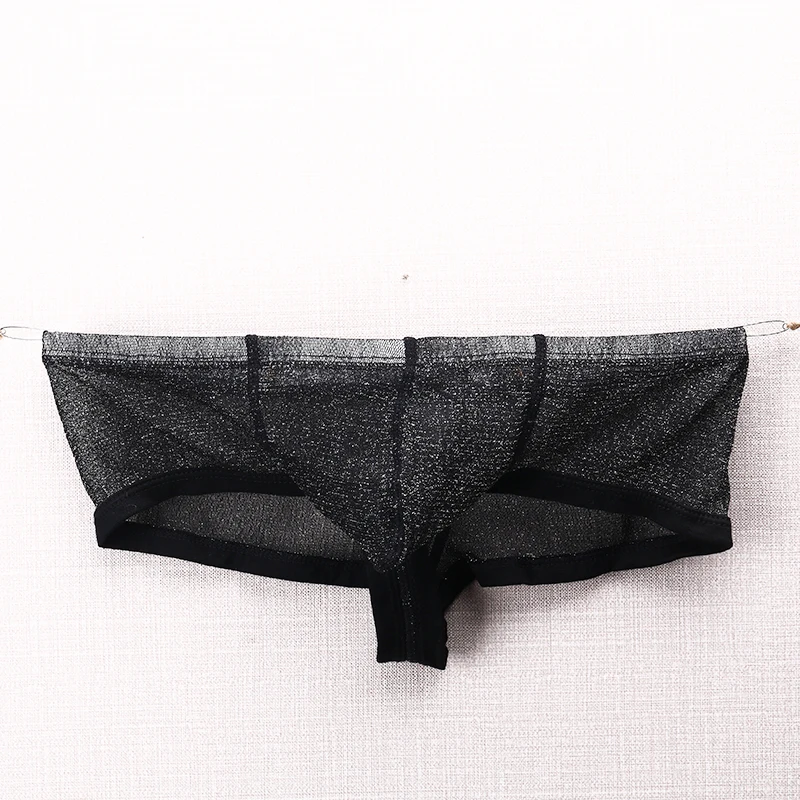 Foro Tanga Rete Slip Uomo Boxer Traspirante Sexy Perizoma Intimo Bikini