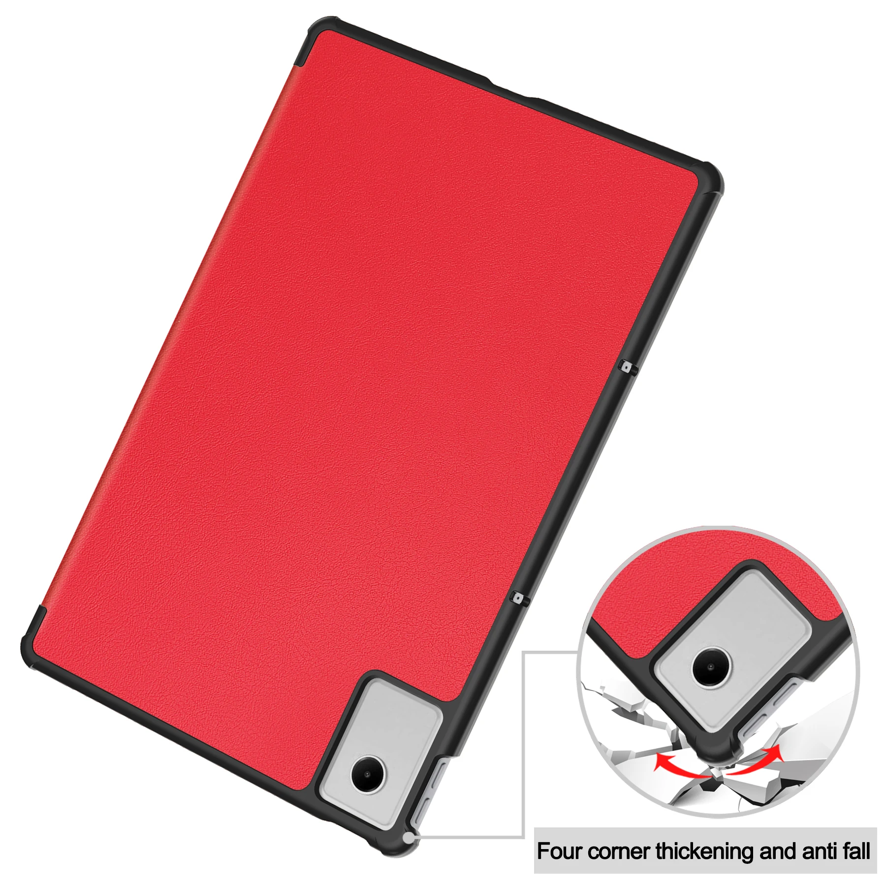 Premium Tri-Folding Magnetic PU Leather Tablet Cover