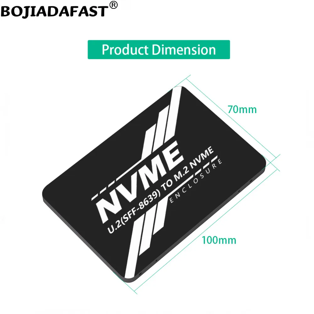 U.2 U2 SFF-8639 Ŀ, NGFF M.2 Key-M Key B + M M2 PCI-E X4 NVME SSD  , ˷̴ Ŭ ̽