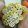 6mm Mosaic pin Rivets for knife handle screw brass Mosaics Rivets nail steel tube More design exquisite style length 90mm 2
