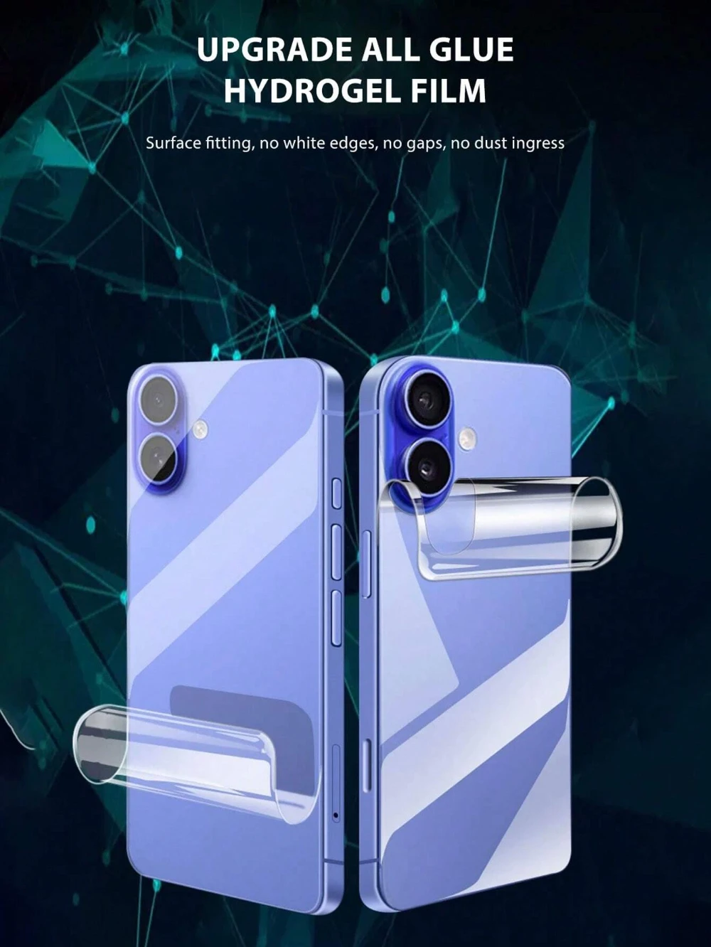 NNBILI 5-2Pcs Back Hydrogel Film For iPhone 16 15 Pro Max Plus 13 14 12 11 XS XR Soft Clear Screen Protector Phone Accessories 4