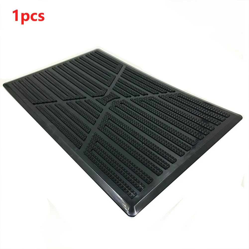 

Black Car Carpet Foot Heel Mat PVC Patch Pedal Plate Universal Waterproof Cover Driving Position High Quality New