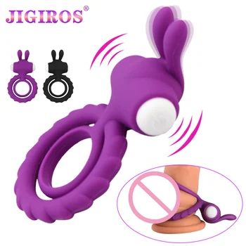 Soft Silicone Dual Vibrating Cock Ring Dick Penis Ring Cockring Adult Sex Toys for Men for Couples Enhancing Harder Erection Soft Silicone Dual Vibrating Cock Ring Dick Penis Ring Cockring Adult Sex Toys for Men for