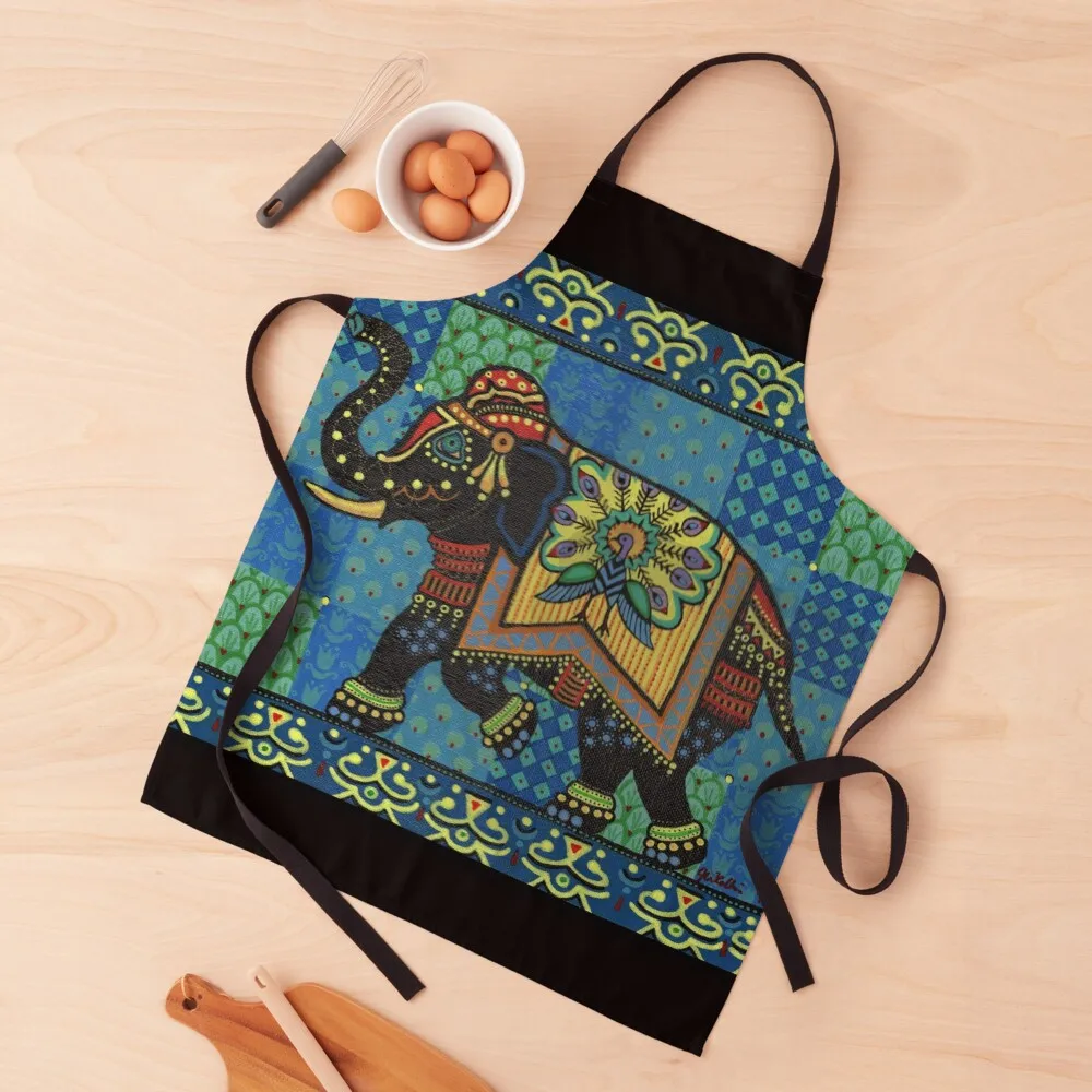 

Painted Elephant Apron Household Gadgets