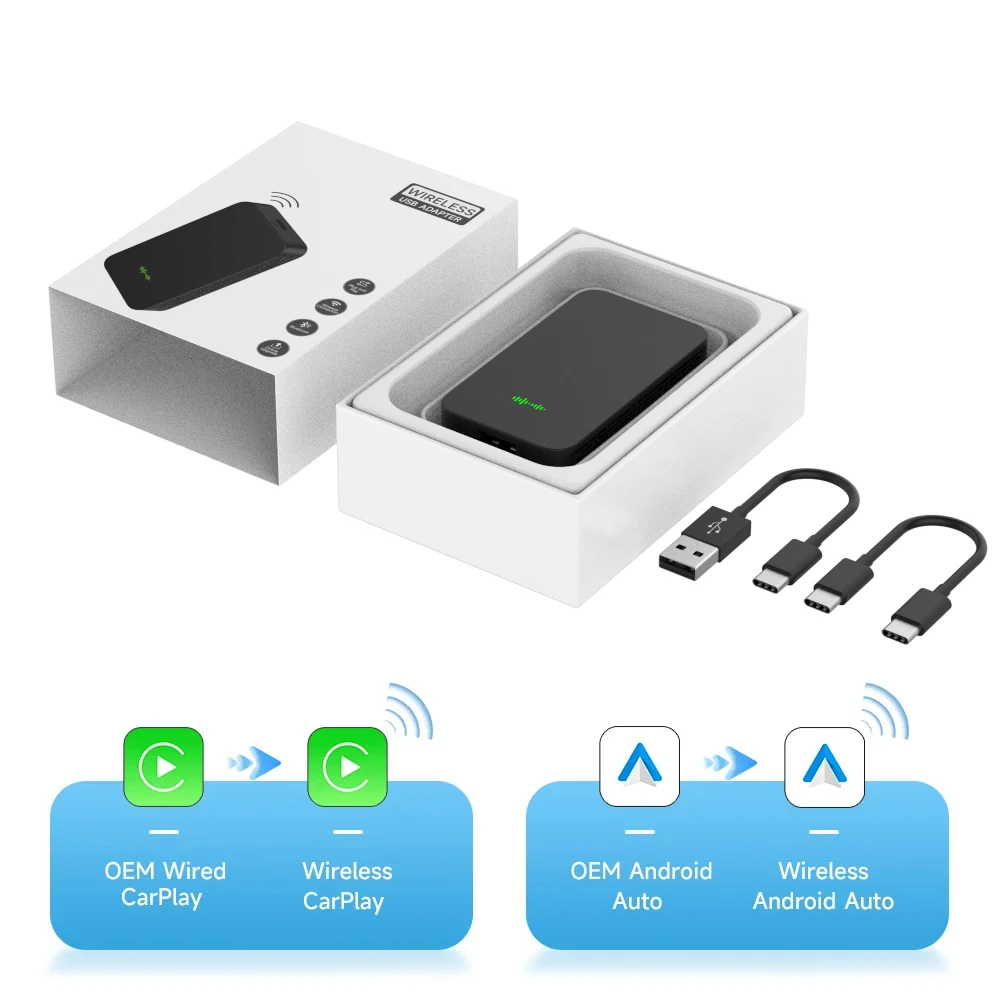 CarlinKit 5.0 2AIR  USB , , Ÿ, ޸, Ǫ, , ƿ, ī÷ ȵ̵ ڵ  ڽ, 4  1 ڽ
