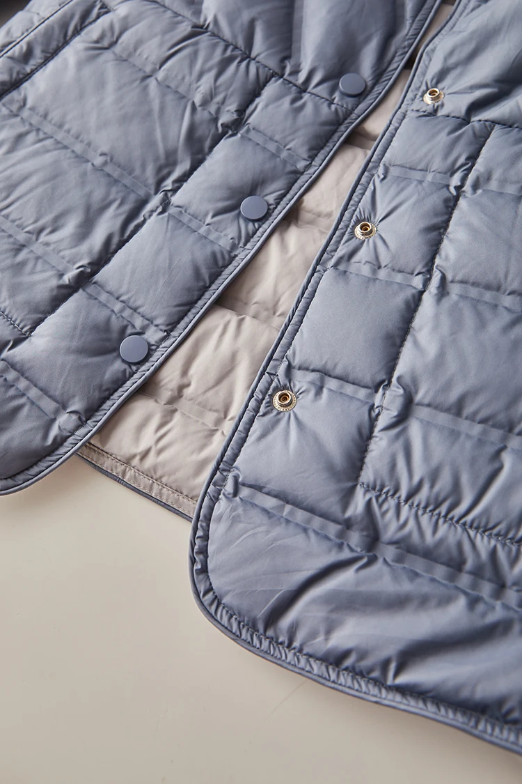 90% White Duck Down Women's Autumn and Winter New 2024 Down Jacket Korean Double-sided Collar Down Jacket Women Warm Jacket