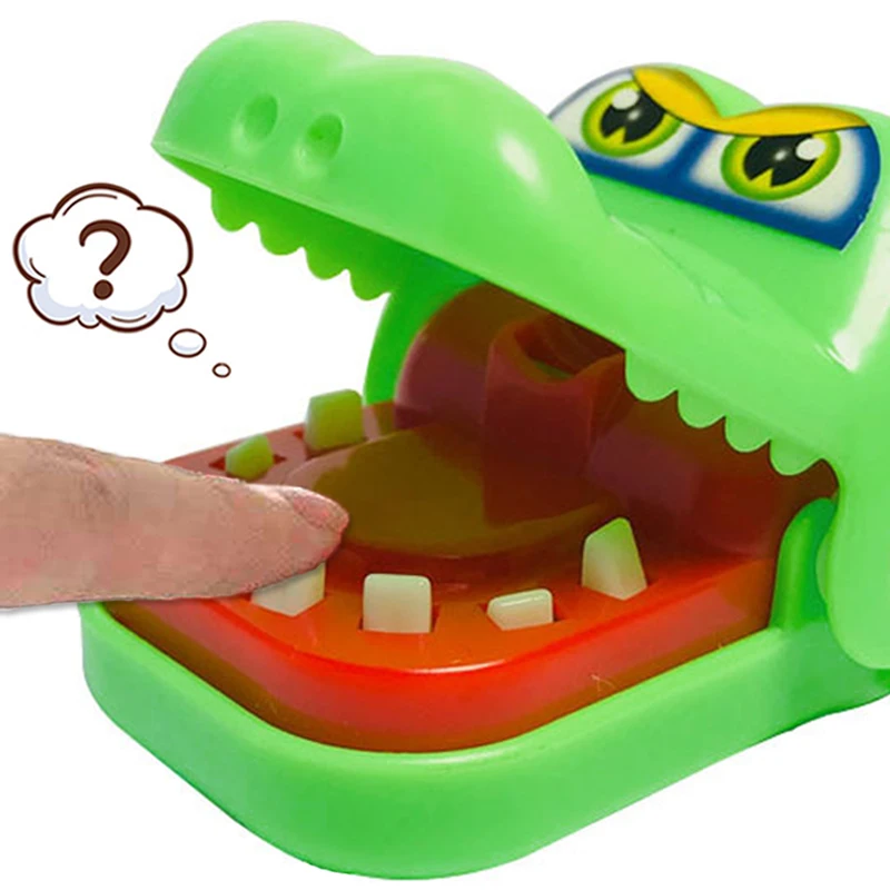 hand eye coordination whale tiger trick toys dolphins lucky dogs tiger teeth finger biting game teeth pulling four colours Crocodile Teeth Finger Biting Toy Shark Hand-biting Toys Parent-child Funny Game For Kids Adults Bite Finger Decompression Toys