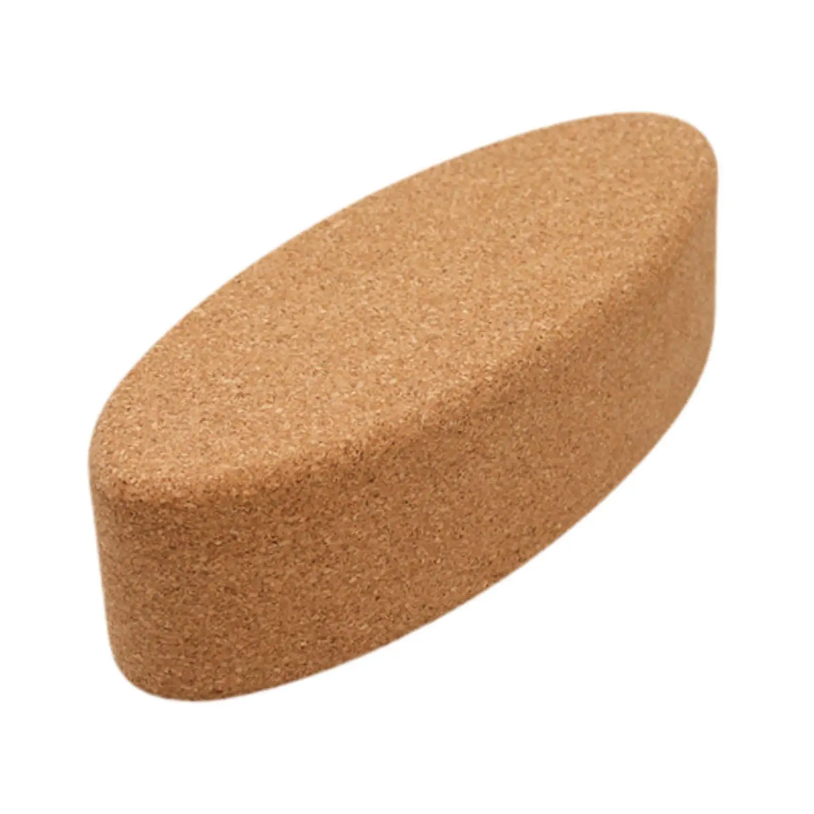Cork Exercise Block Premium Supportive Yoga Prop Soft Lightweight Brick for Fitness Pilates Training