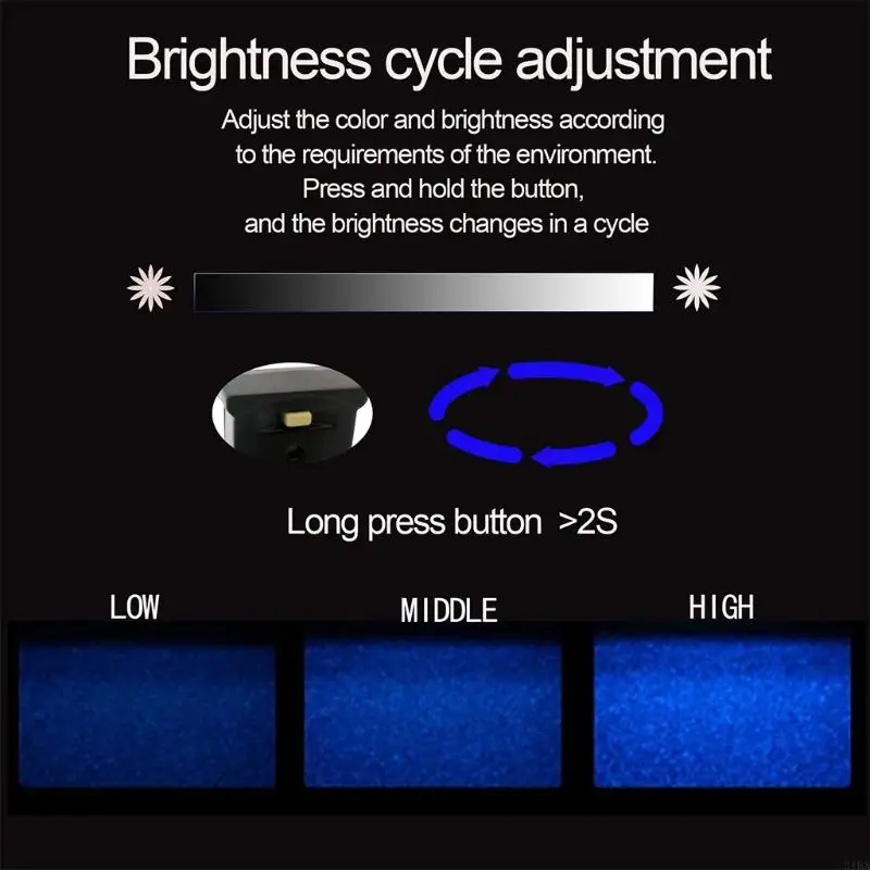 Photosensitive Automatically Turns on Atmosphere for Smart Night Lamp Home Decoration for Car, Laptop, Keyboard DC
