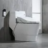 T-0008 Luxury Bidet Toilet Elongated One Piece Toilet with Advanced Bidet Seat Chair Height Smart Toilet Seat with Temperature 1