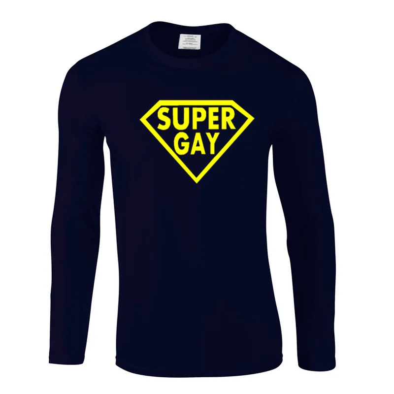 

Hot super gay New Spring Fashion O-Neck Slim Fit Long Sleeve T Shirt Men Trend Casual Mens T-Shirt Black White T Shirts Tops 2XL