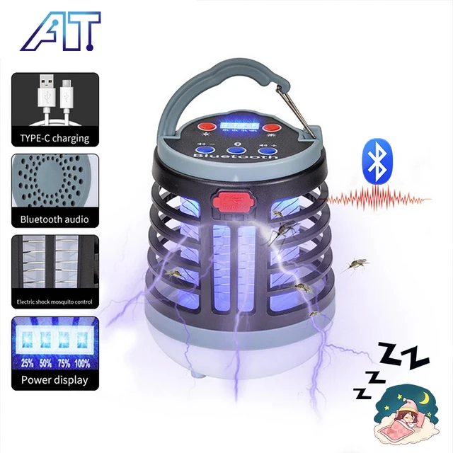 Led Elektromos Ütés Szúnyoggyilkos Lámpa Falra Szerelhető Hibás Csapda Szúnyog Zapper Uv Rovar Usb Hálószobához Vagy Kültérihez Alkalmas