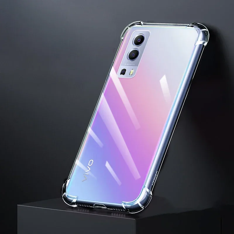 Enhanced Shockproof Transparent Phone Case with Reinforced Corners and Soft Protective Bumper