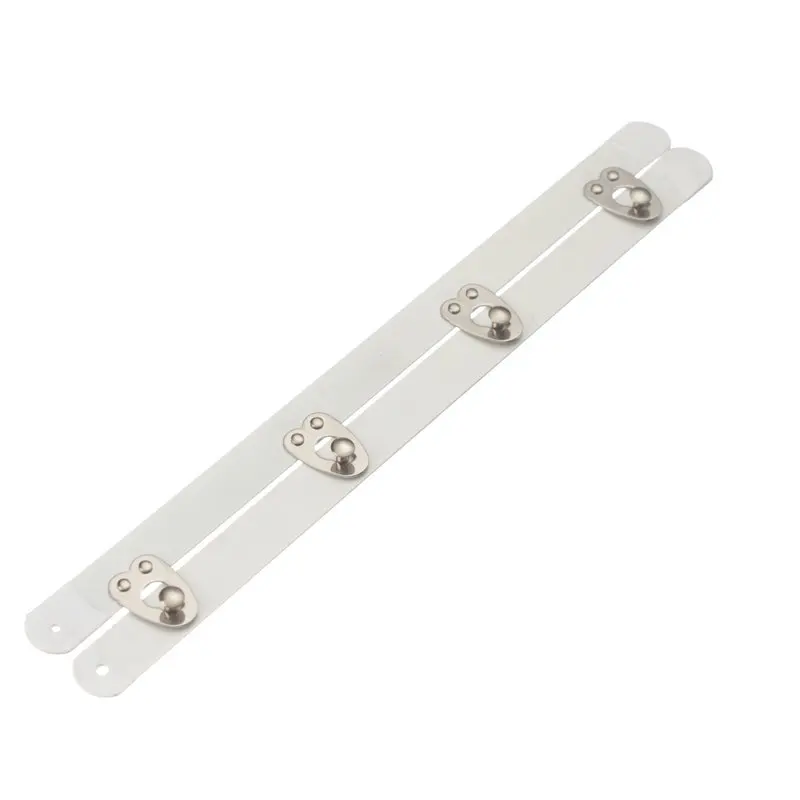12mm Width Corset Busks with Silver Clasps Spring Steel