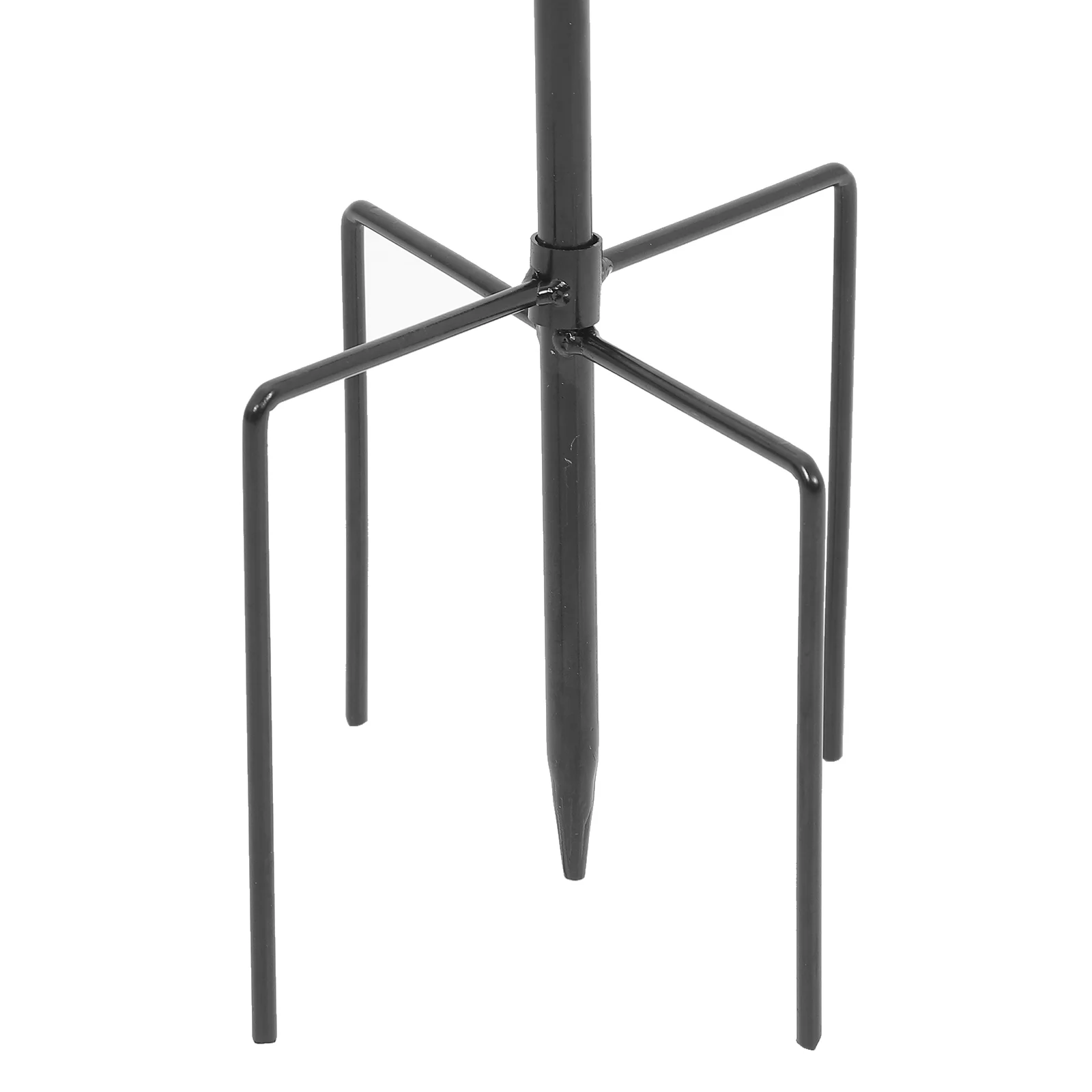 2 Pcs Shepherd Hook Small Shepherds Wood Pile Iron for Plant Stand Hangers Outdoor
