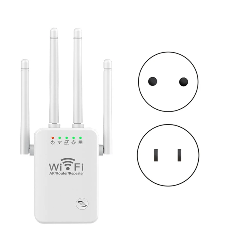 300M Wifi Router Ripetitore Wireless 2.4G Ripetitore Di Segnale Extender 4 Antenna Router Amplificatore Di Segnale Per La Casa