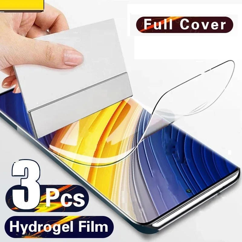 Premium Hydrogel Film Screen Protector - 3 Pack, Ultra Soft HD Clear