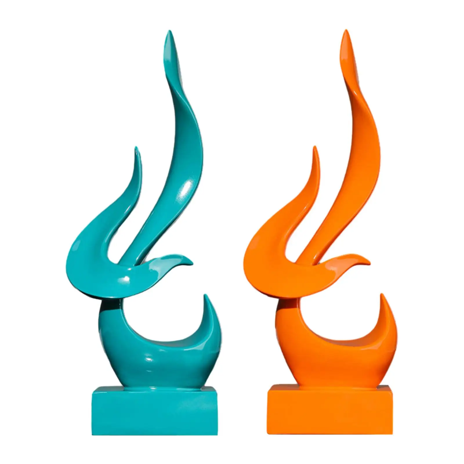 

Abstract Flame Statue Flame Bird Craft Decoration for Bedroom Desktop House