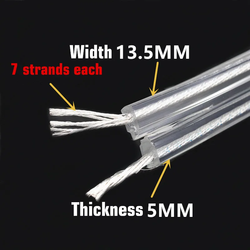 DIY OCC Silver Plated HiFi Speaker Cable Highperformance Amplifier