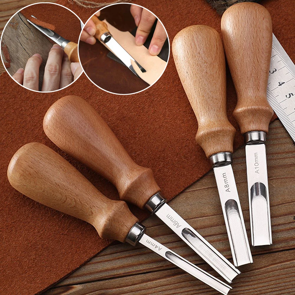 Juego De 2 Pulidores De Cuero - Para Manualidades, De Madera De Sándalo Y Acero, Para Taladros