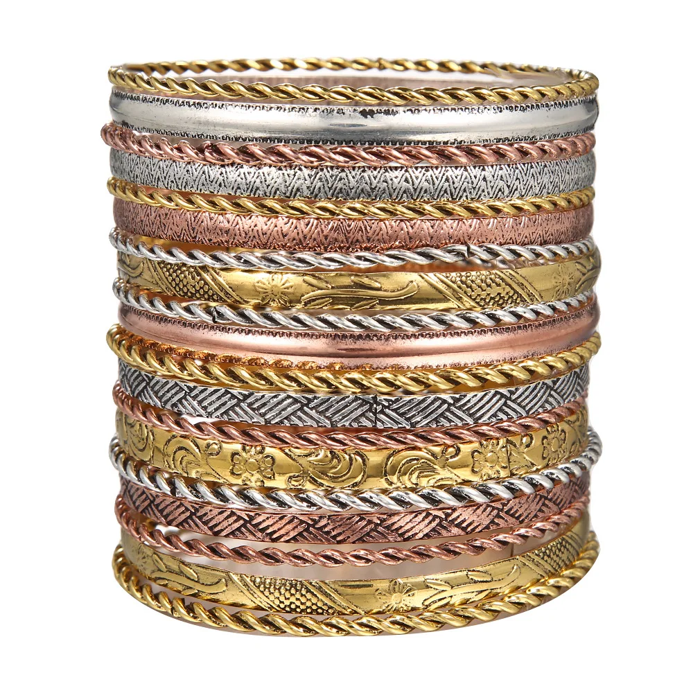 

Женский многослойный браслет в стиле «Бохо», 19 шт.