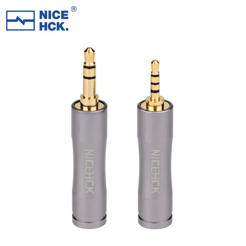 

NiceHCK Gold-plated Pure Copper HIFI Audio Converter Jack 4.4mm Female To 2.5mm 3.5mm Aluminum Earphone Adapter Plug Accessories