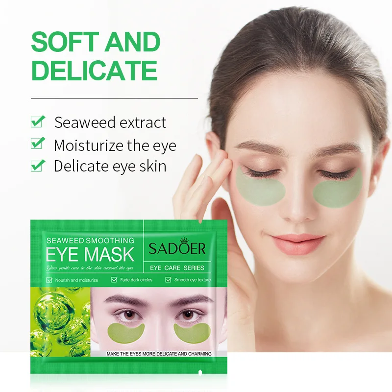5/10/20 Pairs SADOER Crystal Collagen Eye Mask Anti Dark Circles Removal Eyes Bags Moisturizing Eye Patches for Eyes Skin Care
