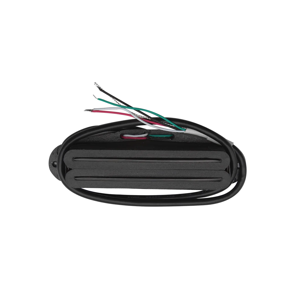 

Полностью Черный Alnico 5 Mini Dual Железнодорожный пикап Hot Rail Humbucker Pickup 4 проводника