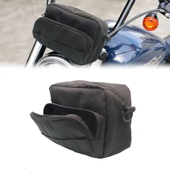 Borsa da moto Borsa per attrezzi Bar Borsa per accessori portaoggetti anteriore Borsa a tracolla Marsupio per bicicletta sportiva