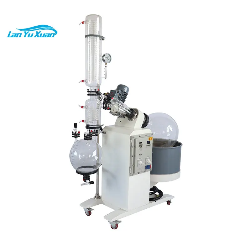 

Customized Distillation Equipment Rotovap 5L 10L 20L 50L rotary evaporator rotovap rotovape water bath with vacuum pump chiller
