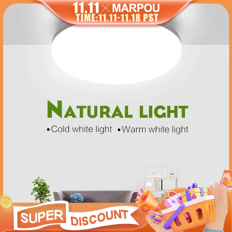 LED ceiling lights for room 18W 24W 36W 48W Cold Warm White Natural light fixtures ceiling lamps for living room lighting led ceiling light ceiling light