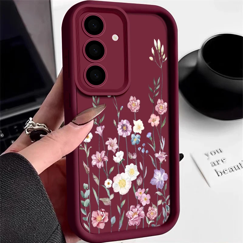 Charming Floral TPU Phone Case