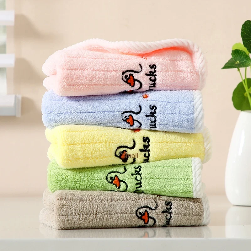 Bath Towel Cotton Towel Muslin Towel Square Towel Children's Towels for Face Washing Kindergarten Boys and Girls Absorbent Baby Soft Rectangular Non-cotton Face Towels