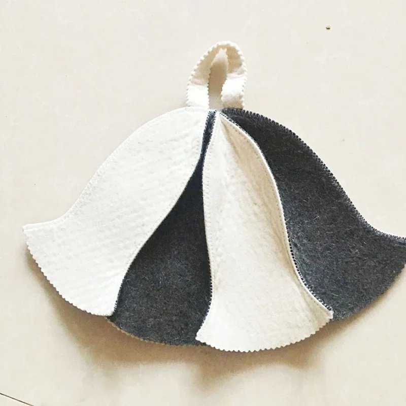 Felt Head Protection Bath Anti Heat Free Size Russian Style Shower Cap Sauna Hat 1PC Sauna Vaporarium Accessories shower cap sauna hats