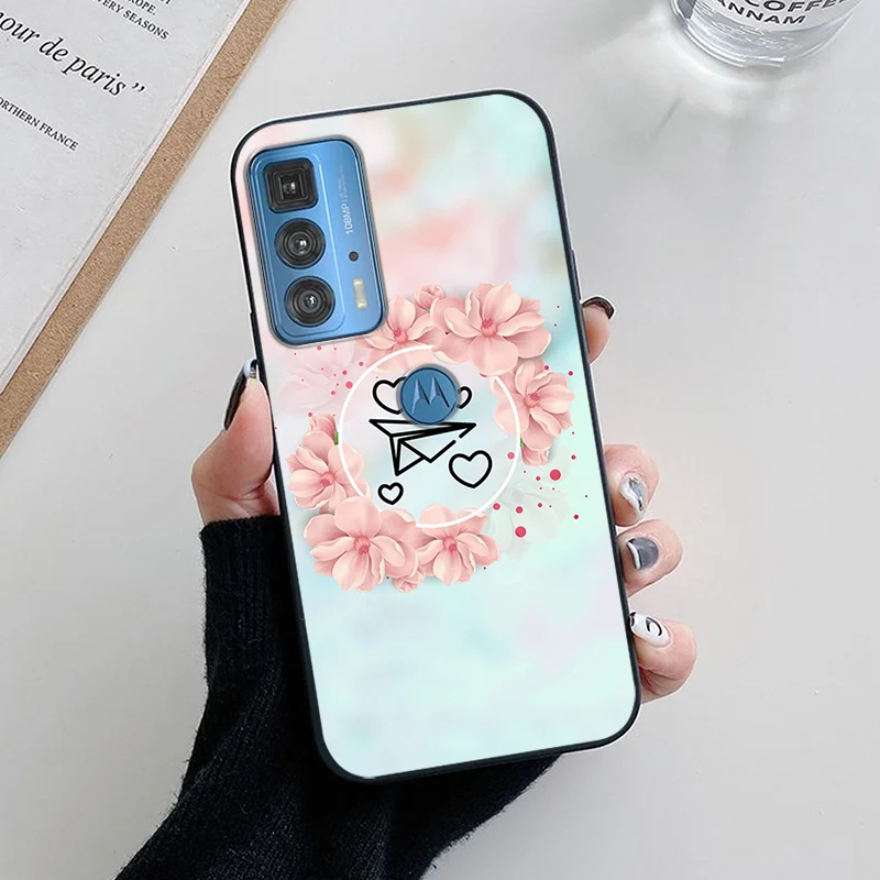Lovely Cartoon Painting Silicone Bumper Phone Case