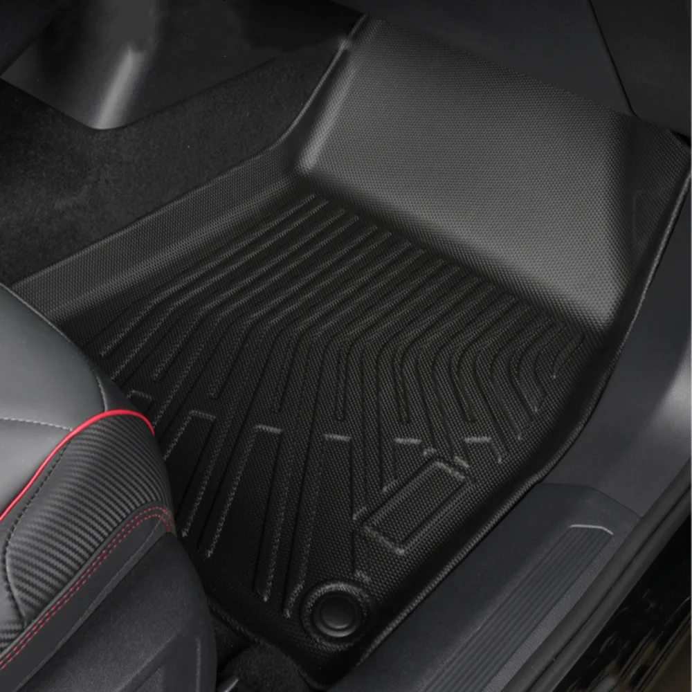 Car floor mats Fit for Hyundai Santa Fe Hybrid 6/7 Seater TPE Floor Mats All Weather Anti-Slip Floor Mats &Trunk Mat Protection Acces