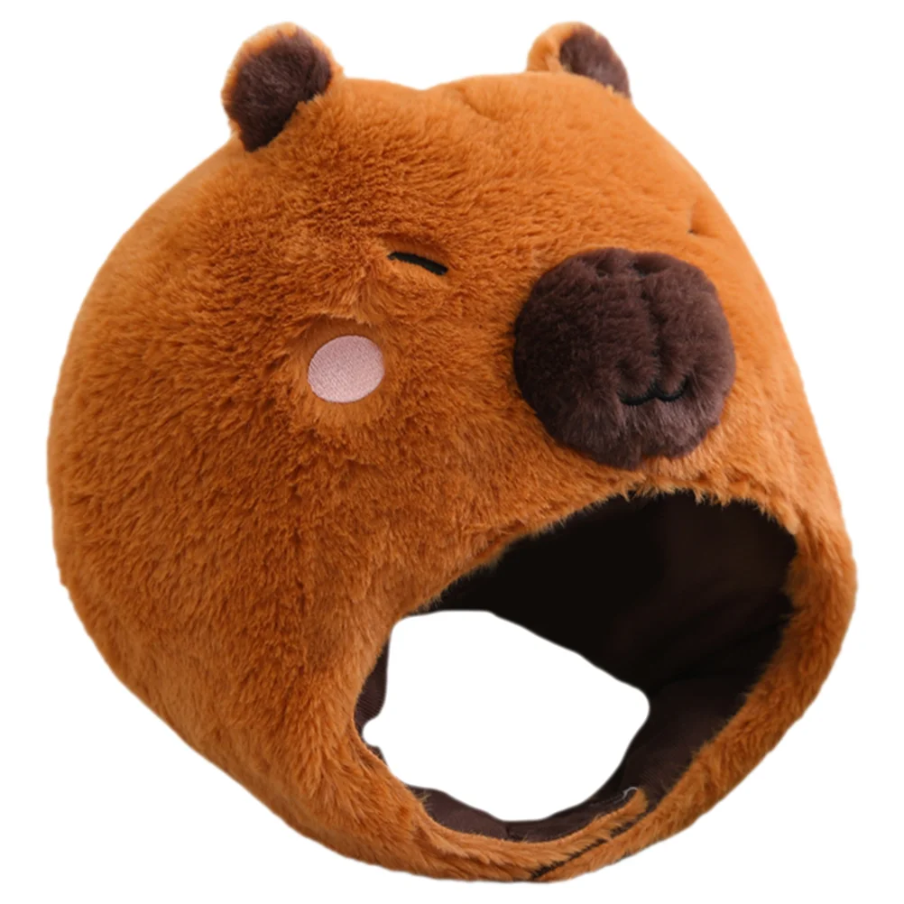

Remembering Costume Prop Animal Hats Cosplay Party Photo Props Festival Headwear Plush Funny Stuffed Decor