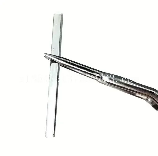 Glass tungsten pliers, tungsten steel tweezers, lamp worker specific